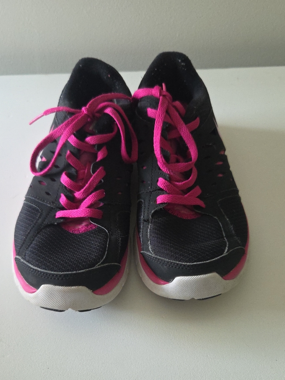 Nike Black and Pink Athletic Sneakers